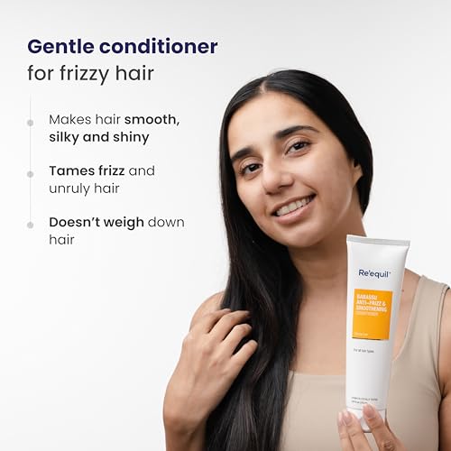Re'equil Anti Frizz &amp; Smoothening Conditioner with Babassu Oil | Tames Frizz &amp; Hydrates Dry Hair | Protein &amp; Silicone Free | All Hair Types | 150 ml (FROM INDIA SAB) - View 3 of 3