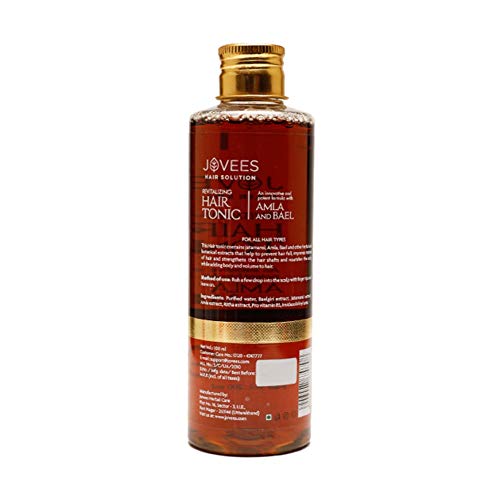 Jovees Herbal Revitalising Amla &amp; Bael Hair Tonic | Gives Long, Strong &amp; Thick Hair | For All Hair Types 200ml(FROM INDIA)JEZ - View 3 of 3