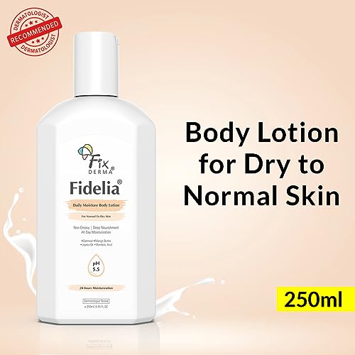 Fixderma Fidelia Daily Moisture Body Lotion | Moisturizer for Face &amp; Body | Body Lotion for Winter | Body Lotion for Women &amp; Men | Body Lotion for Dry Skin with Jojoba Oil &amp; Oatmeal - 250Ml - View 2 of 4