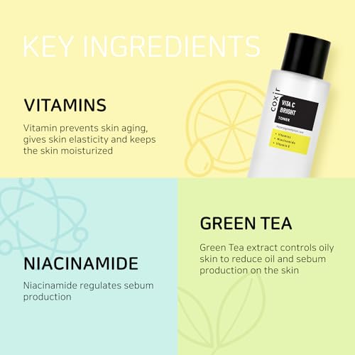COXIR VITA C Toner 150ml / 5.07 fl.oz Niacinamide Toner with Vitamins/Korean Skin Care - View 2 of 4