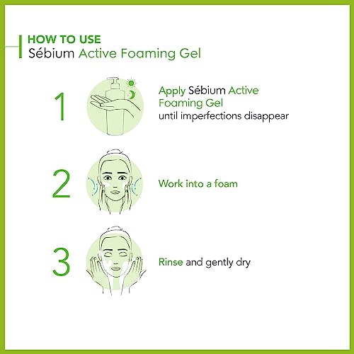 Bioderma Sebium Gel Moussant Actif Intense Purifying Cleansing Foaming Gel, 200ml - View 3 of 4