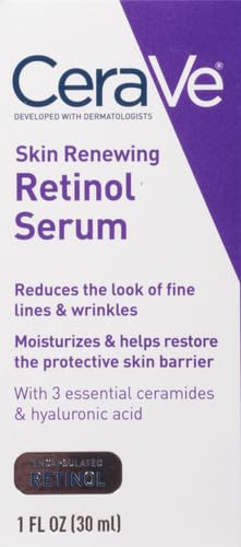 CeraVe, Skin Renewing Retinol Serum, 1 fl oz (30 ml) (CVE-53731) - View 2 of 3
