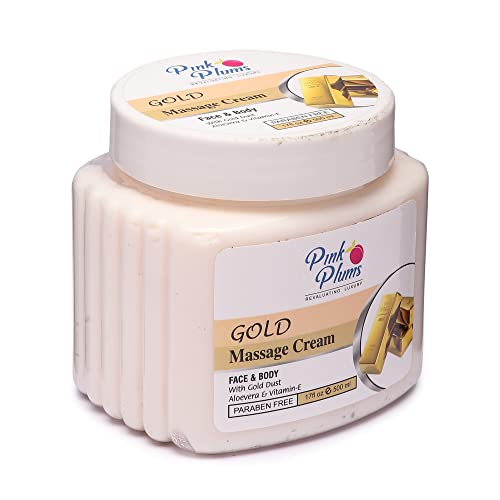 Pink Plums Professional Series Gold Massage Cream 500 ML For All Skin Types  (FROM INDIA SAB) - View 2 of 4