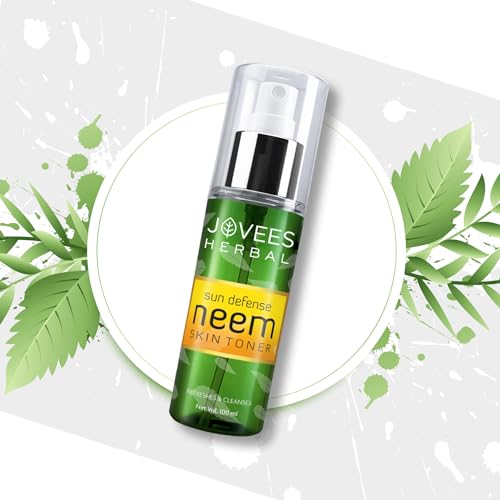 Jovees Herbal Neem Toner For Face, 100 ml | Skin Toner For Protection From Sun Damage &amp; Tanning | All Skin Types | Paraben &amp; Alcohol Free - View 3 of 3