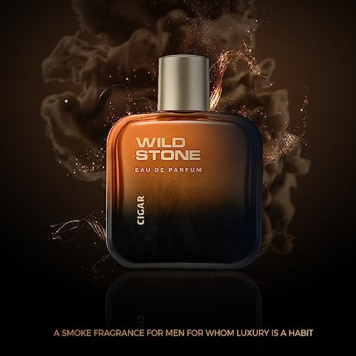 Wild Stone Cigar Eau De Parfum for Men, 100ml|Spicy and Woody Long Lasting Perfume for Men| Dailywear Fragrance|Premium EDP FROM INDIA (SAM) - View 2 of 3