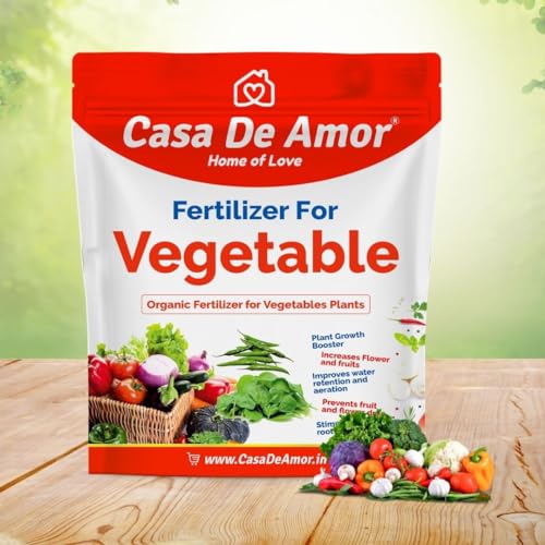 Casa De Amor Organic Vegetable Essential Fertilizer for Home, Balcony, Terrace &amp; Outdoor Gardening, 900 gm (FROM INDIA)NUZ - View 7 of 7