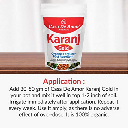 Casa De Amor Karanj Powder Organic Essential Fertilizer and Pest Repellent- 900 GM (FROM INDIA)NUZ - View 7 of 8