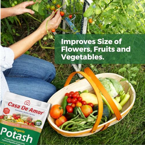 Casa De Amor Organic Potash Essential Fertilizer For Gardening (900 Gm), Granules (FROM INDIA)NUZ - View 3 of 8