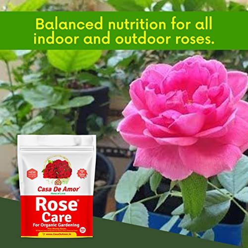 Casa De Amor Rose Care Organic Fertilizer for Rose Plants 900 gm and Root Fast Rooting Hormone, Promotes Rooting (50 gm) Grow New Plants from Cuttings (FROM INDIA)NUZ - View 8 of 8