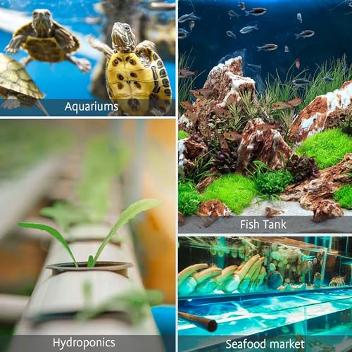 Casa De Amor 1.5 Inch Air Stone Cylinder Bubble Diffuser for Aquarium Fish Tank Air Pump Hydroponics (Grey Color) (Pack of 20) (FROM INDIA)NUZ - View 6 of 7