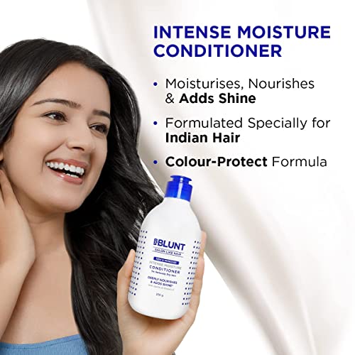 BBLUNT Intense Moisture Conditioner with Vitamin E &amp; Jojoba for Dry &amp; Frizzy Hair - 250 g (FROM INDIA SAB) - View 2 of 3