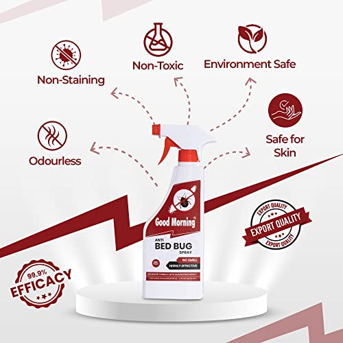 Good Morning Bed Bug Killer Spray, 40ml Concentrate - Pack of 3 (FROM INDIA)NUZ - View 3 of 5