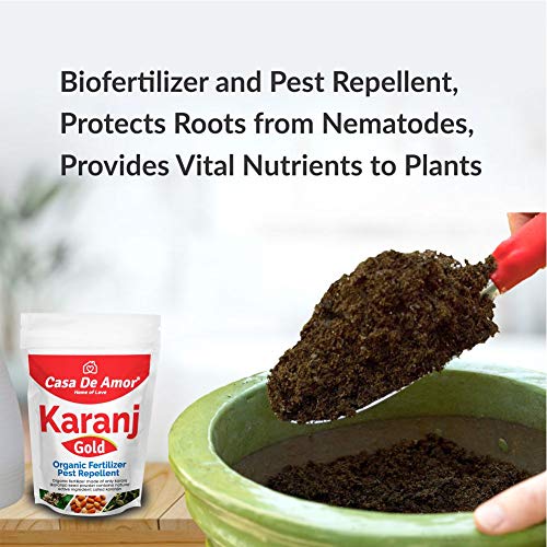 Casa De Amor Karanj Powder Organic Essential Fertilizer and Pest Repellent- 900 GM (FROM INDIA)NUZ - View 6 of 8