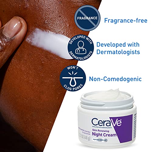 CeraVe Renewing System, Skin Renewing Night Cream, 1.7 Ounce, 48 g (Pack of 1) (B00SNPCSUY) - View 3 of 4