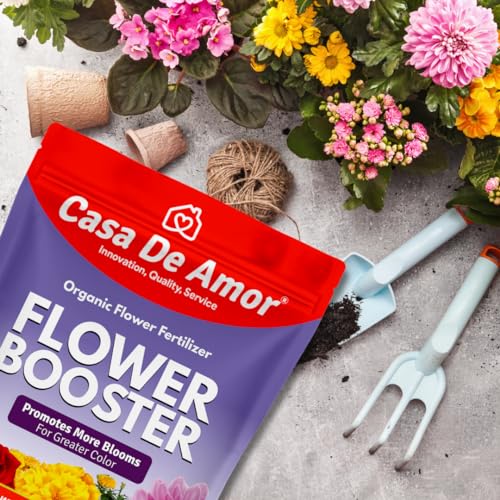 Casa De Amor Flower Booster Special Essential Fertilizer For Flower Plants (900 Gm), Powder (FROM INDIA)NUZ - View 6 of 6