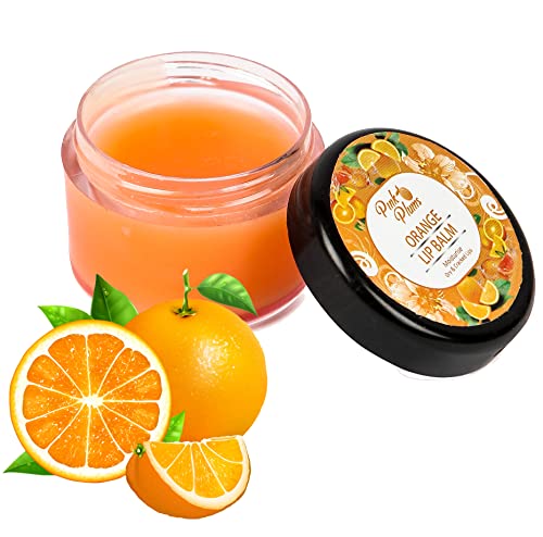 Pink Plums Orange Non-Tinted Lip Balm For Dry, Cracked &amp; Chapped Lips, Ultra Moisturization &amp; Velvet Feels, 15 ml For Men &amp; Women  (FROM INDIA SAB) - View 2 of 4