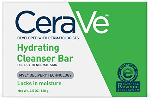 CeraVe Hydrating Cleanser Bar | Soap-Free Body and Facial Cleanser with 5% Cerave Moisturizing Cream | Fragrance-Free | Single Bar, 4.5 Ounce - View 2 of 2