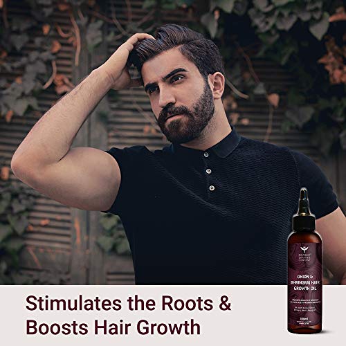 Bombay Shaving Company Onion and Bhringraj Hair Oil With 4X Growth Action -| 100 ml FROM INDIA (SAM) - View 3 of 4