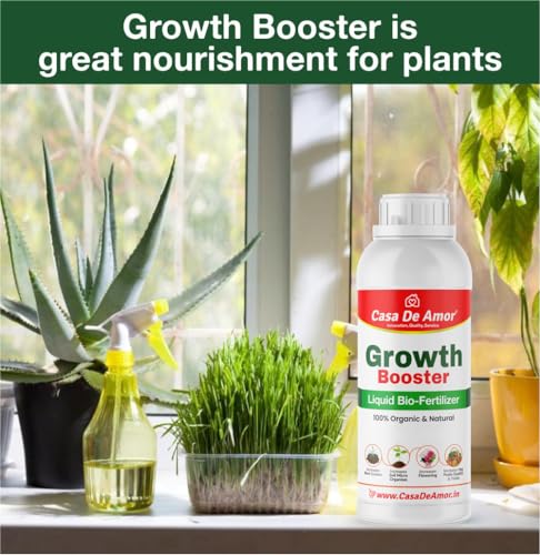 Casa De Amor Growth Booster Liquid Bio-Fertilizer for All Plants | Ideal for Indoor and Outdoor Plant Care (500 ml) (FROM INDIA)NUZ - View 6 of 6