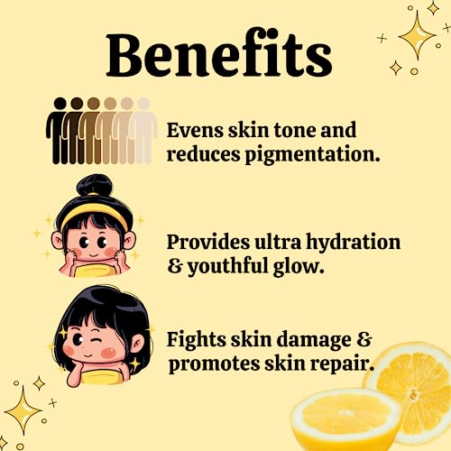 Riyo Herbs Vitamin-C Gel Cream With Vit-E, Rosehip Oil &amp; Lemon Peel Extracts For Fights Pigmentation, Skin Damage &amp; Makes Skin Even Tone, Fast Absorbing Cream Gel, 50gm - View 2 of 3