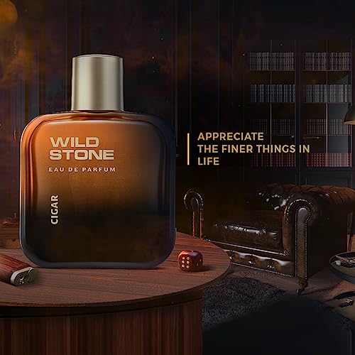 Wild Stone Cigar Eau De Parfum for Men, 100ml|Spicy and Woody Long Lasting Perfume for Men| Dailywear Fragrance|Premium EDP FROM INDIA (SAM) - View 3 of 3