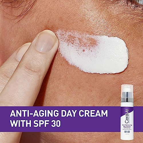 CeraVe Skin Renewing Retinol Day Cream SPF 30 1.76 oz with Hyaluronic Acid, Niacinamide and Ceramides for Smoothing Fine Lines and Texture - View 4 of 4