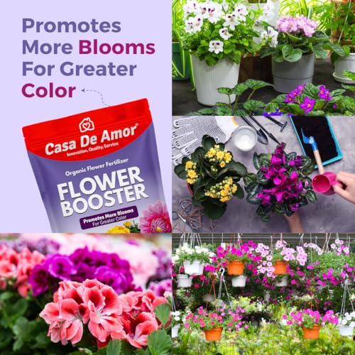 Casa De Amor Flower Booster Special Essential Fertilizer For Flower Plants (900 Gm), Powder (FROM INDIA)NUZ - View 5 of 6