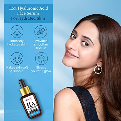 St.Botanica Hyaluronic Acid Face Serum, 20ml Infused with 1.5% Hyaluronic Acid, Vitamin C &amp; E that Boosts Hydration &amp; Makes Skin Soft and Smooth (FROM INDIA SAB) - View 2 of 4