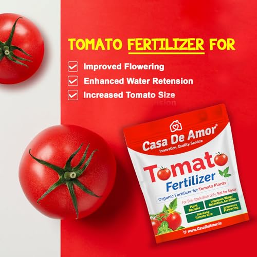 Casa De Amor Essential Organic Tomato Fertilizer- Ideal for all types of tomato varieties, including heirloom and hybrid (900 gm) (FROM INDIA)NUZ - View 7 of 7
