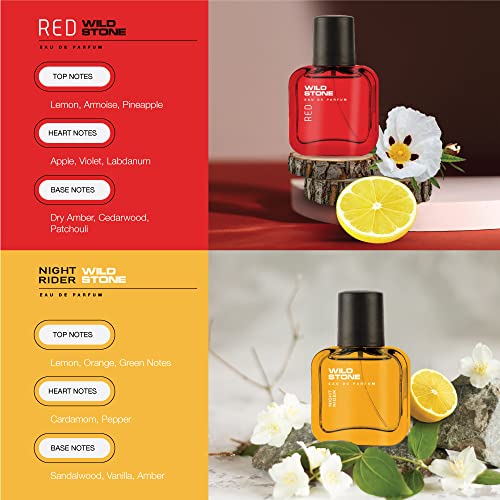 Wild Stone Night Rider and Red Long Lasting Perfume for Men, Pack of 2 (30ml each)|Perfume for Men FROM INDIA (SAM) - View 3 of 4