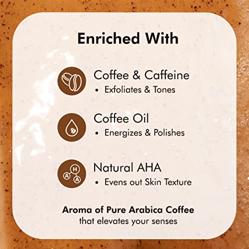 mCaffeine Exfoliating Espresso Coffee Body Wash with Natural AHA | Tan Removal Body Wash for Soft &amp; Smooth Skin | Energizing Shower Gel for Men &amp; Women | 300ml in Coffee Cup - View 3 of 3