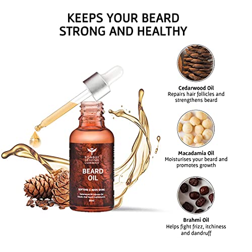 Bombay Shaving Company Beard OIl | Cedarwood Beard Oil For Fast Beard Growth &amp; Conditioning | 30ml FROM INDIA (SAM) - View 3 of 5