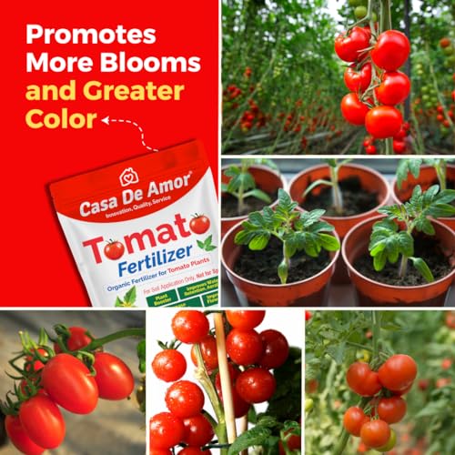 Casa De Amor Essential Organic Tomato Fertilizer- Ideal for all types of tomato varieties, including heirloom and hybrid (900 gm) (FROM INDIA)NUZ - View 3 of 7