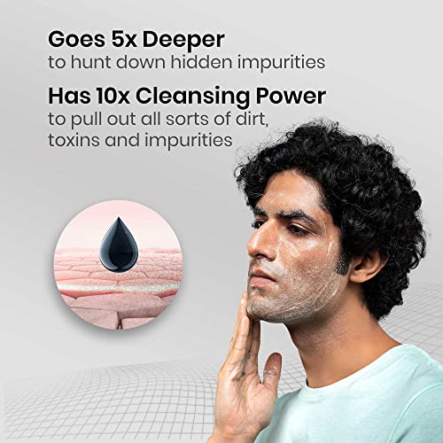 Bombay Shaving Company Charcoal Face Wash, Fights Pollution And Acne, Oil Control For Men - 50g FROM INDIA (SAM) - View 3 of 3