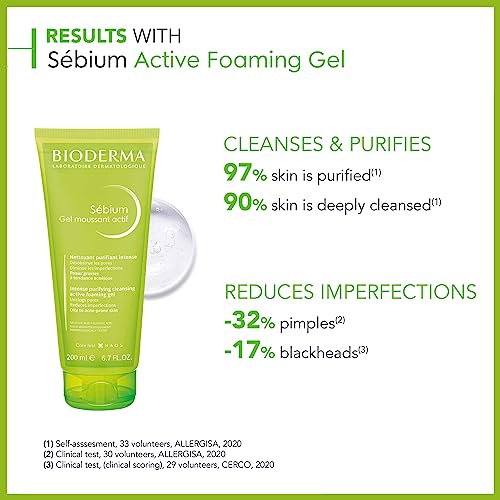 Bioderma Sebium Gel Moussant Actif Intense Purifying Cleansing Foaming Gel, 200ml - View 2 of 4