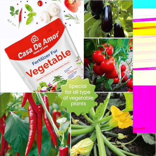 Casa De Amor Organic Vegetable Essential Fertilizer for Home, Balcony, Terrace &amp; Outdoor Gardening, 900 gm (FROM INDIA)NUZ - View 3 of 7