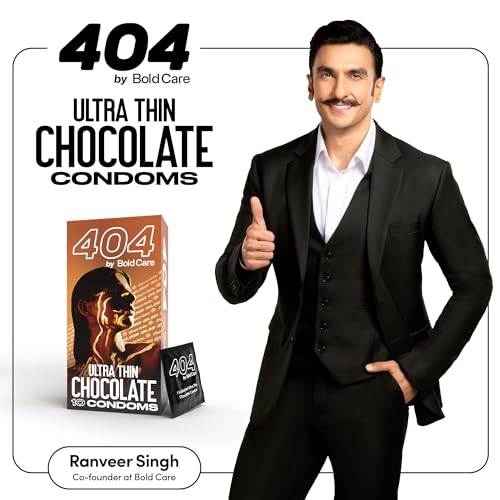 Bold Care 404 Super Ultra Thin Chocolate Flavored Condoms For Men - (Pack of 3) FROM INDIA (SAM) - View 2 of 3