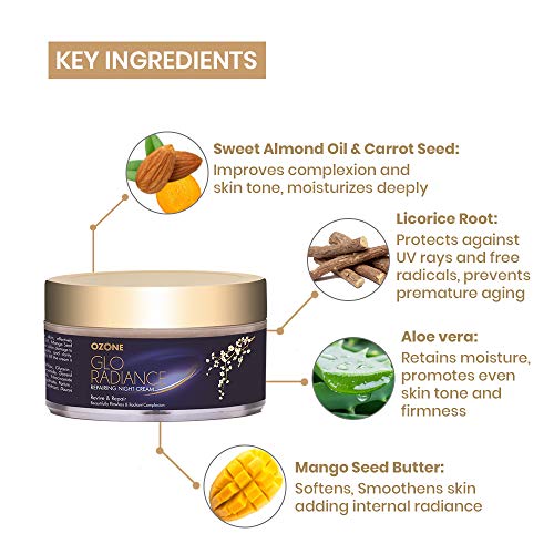 Ozone Glo Radiance Repairing Night Cream 50G (FROM INDIA SAB) - View 3 of 4