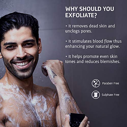Bombay Shaving Company Activated Charcoal Deep Cleansing Bath Soap with Coffee granules removing dirt and impuritities with Anti-Pollution Effect, 100g (Pack of 3) FROM INDIA (SAM) - View 4 of 4
