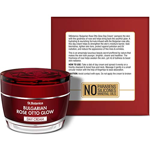 St.Botanica Bulgarian Rose Otto Glow Day Cream SPF 30, 50g | Infused with Bulgarian Rose for Replenished &amp; Youthful Skin | No Parabens &amp; Sulphates | Cruelty Free &amp; Vegan (FROM INDIA SAB) - View 2 of 2
