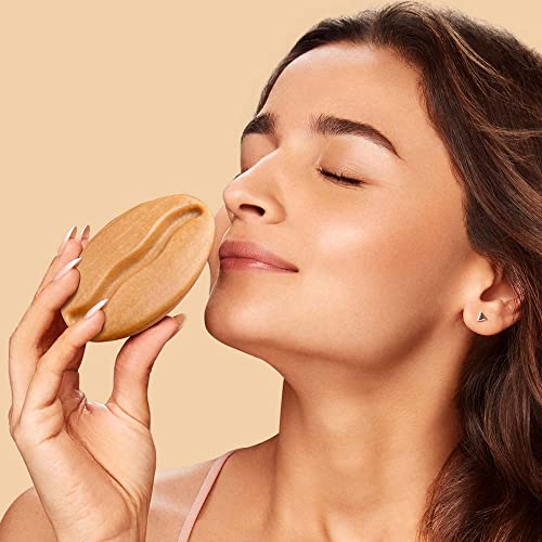 mCaffeine Moisturizing Coffee Bath Soap For Tan Removal | With Coffee, Cocoa Butter &amp; Almond Milk | Cream Bathing Soap For Nourishing and Softening Skin | 100% Vegan Soap with Rich Creamy Coffee Aroma - View 2 of 3