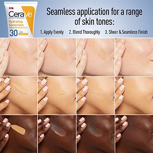 CeraVe Tinted Sunscreen with SPF 30 | Hydrating Mineral Sunscreen With Zinc Oxide &amp; Titanium Dioxide | Sheer Tint for Healthy Glow | 1.7 Fluid Ounce - View 2 of 4