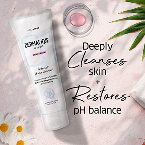 Dermafique Perfect pH Facial Cleanser – 100ml, Gently Remove Impurities, Ultra Mild Facial Cleanser | Soap, Paraben &amp; Alcohol Free | Dermatologist Tested Face Wash - View 2 of 2