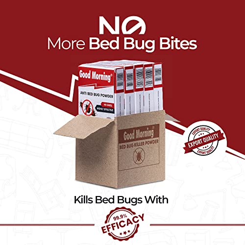 Good Morning Bed Bug Killer Powder Concentrate, Makes 5 Liters Spray (Pack of 5) (FROM INDIA)NUZ - View 5 of 5