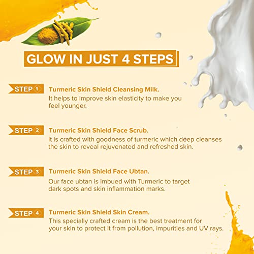 VI-JOHN Saffron Turmeric Skin Shield Facial Kit - 55gm with Free Turmeric Face Wash (FROM INDIA SAB) - View 2 of 3