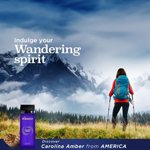 St.Botanica Carolina Amber Perfume| Eau De Parfum for Women | Luxurious Long-lasting Fragrance with African Orange Flower | Fruity, Smoky &amp; Sensual Scent (FROM INDIA SAB) - View 2 of 3