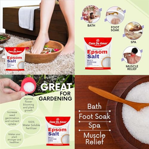 Casa De Amor Rose Care (900gm) | Water Soluble Neem Oil 250 ml | Bio NPK Granules 900 gm | Epsom Salt 900 gm | Root Care Mycorrhiza 900 gm for Organic Gardening Combo (1 pack of 5 items) (FROM INDIA)NUZ - View 6 of 7