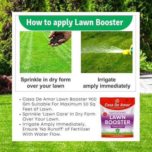 Casa De Amor Essential Combo Pack-Organic Rose Care (900 gram)+Organic Lawn Booster (900 gram) (FROM INDIA)NUZ - View 4 of 7