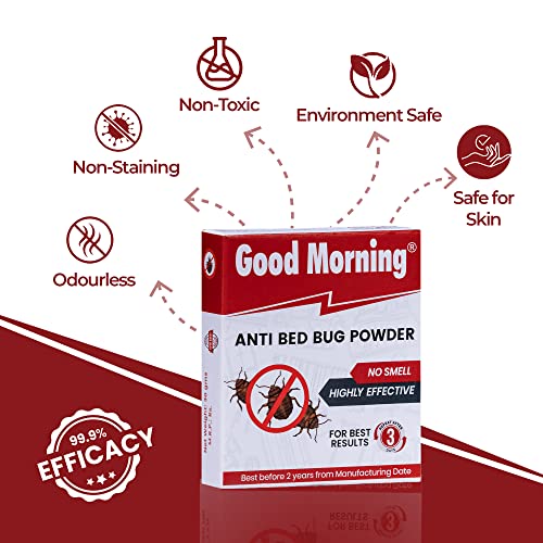 Good Morning Bed Bug Killer Powder Concentrate, Makes 12 Liters Spray (Pack of 12) (FROM INDIA)NUZ - View 3 of 5