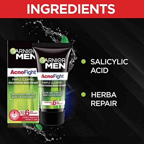 Garnier Men Acno Fight Pimple Clearing Brightening Moisturizer, 45g FROM INDIA (SAM) - View 4 of 4